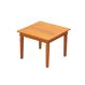 Mesa de Jantar 80x80cm Madeira Maciça Natural