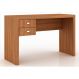 Mesa para Escritório 02 Gavetas ME4123 Amêndoa - Tecno Mobili