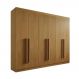 Guarda Roupa 6 Portas 6 Gavetas Da Vinci Plus Cinamomo