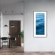 Quadro Oceano 120x60 Filete Preto