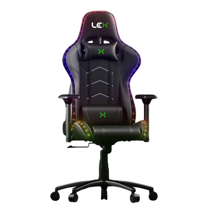 Cadeira Gamer Olympians Zeus Led Rgb Preta