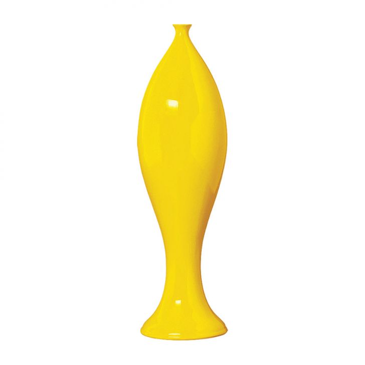 Vaso Decorativo Rivieira Slin II Amarelo