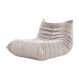 Puff Poltrona Togo Europeu Estilo Poltrona em Bouclé