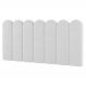 Painel Cabeceira Cama Box Solteiro Lana 100cm Sintético Branco - Desk Design