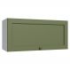 Armário Aéreo 70 cm 1 Porta Basculante Branco/Verde Vik Madesa