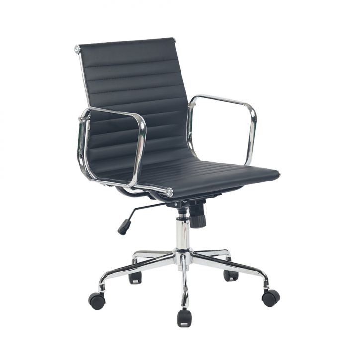 Cadeira de Escritório Giratória Diretor New Elite Preta