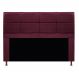 Cabeceira Munique 160 cm Queen Size Suede Bordô - Amarena Móveis