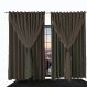 cortina blackout Ana quarto e sala 4,00 x 2,50 marrom