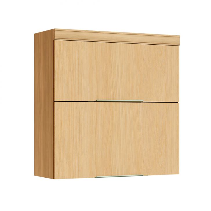Armário Aéreo Marquesa 100% MDF 2 Portas Nature