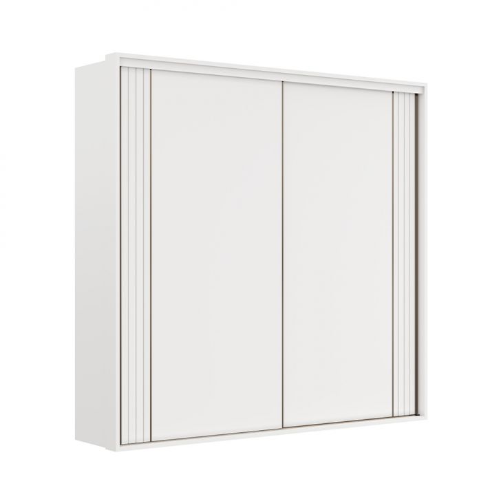 Image of Guarda-roupa Casal Imperium 2 Portas 6 Gavetas Branco 207 Cm PLA-BE308CL89PBQMOB