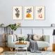Quadros Vasos Boho Colors 133x60 3-60x43 Caixa Marfim