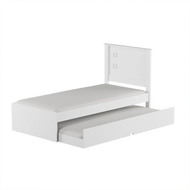 Bicama Barcelona Flex Branca e Preta