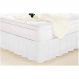 Saia Ajustável Para Cama Box Casal King Renata Branco - Enxovais Aquarela