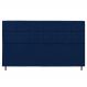 Cabeceira Estofada Damares 195 cm King Size Com Botonê Suede Azul Marinho - Amarena Móveis
