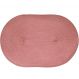 Kit 6 Americano Requinte Liso para Mesa Oval 30x45cm Rosê