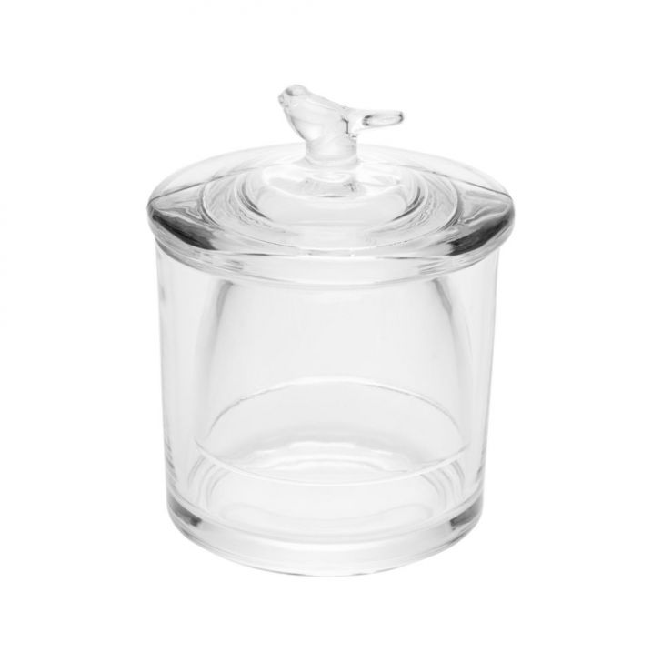 Manteigueira Francesa Bird Transparente