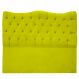 Cabeceira Casal Queen 160cm Dunas Veludo Amarelo - Montanaris Decor