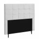 Cabeceira King Strass Jordania 195 CM Suede Branco - D A Decor