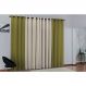 Cortina de Parede para varão Duda Prime Verde 1 peça Textil Lar
