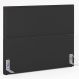 Cabeceira Cama Box Casal Com Tachas 140 cm Vicenza L02 Suede Preto - Lyam Decor