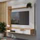 Painel Pitombeiras para TV 65 Polegadas Cinamomo Off White