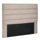 Cabeceira Estofada Cama Box Casal La Italian 140cm Suede Bege - Desk Design