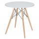 Mesa jantar cozinha Eames Eiffel com tampo laminado 70 cm Branco