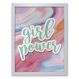 Pôster Decorativo Prolab Gift Girl Power Moldura Branca