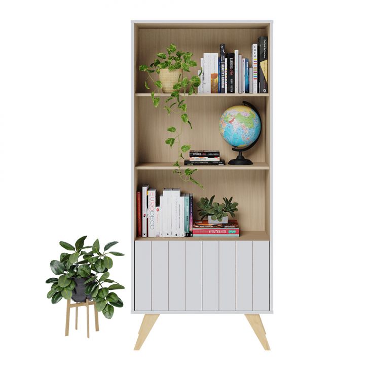 Estante Link 2 PT Branca e Tauari