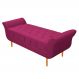 Recamier Estofado Ari 140 cm Casal Suede Pink - Amarena Móveis