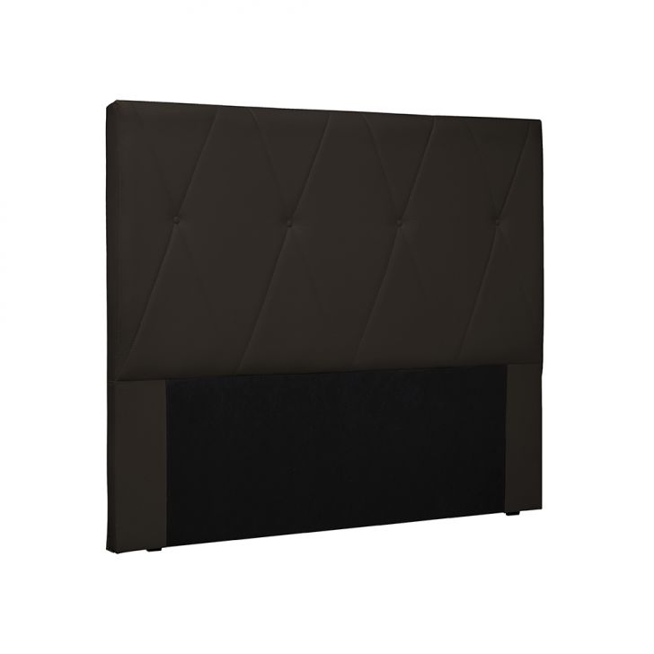 Cabeceira Solteiro Aquilla Poliuretano Marrom