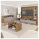 Kit Conjunto Sala de Estar Home Buffet Mesa Vectro Caemmun