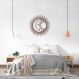 Quadro Escultura Mandala Boho Sol e Lua 120x119 Marrom