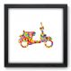 Quadro Decorativo - Scooter - 457qddp