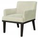 Poltrona Decorativa Para Sala de Estar e Recepção Beatriz W01 Suede Bege - Lyam Decor