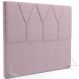 Cabeceira Cama Box Casal King 195 cm Aurora W01 Suede Rosê - Lyam Decor