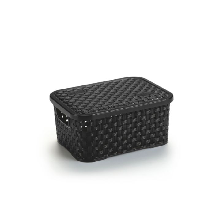 Cesto Organizador Rattan Plástico Tamanho PP 20Cm Nitron