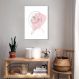 Quadro Mulher em Linhas Perfil 86x60 Sem Moldura