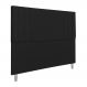 Cabeceira Casal 1,40m Viena Suede Preto Dal Poz Estofados
