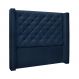 Cabeceira Solteiro Vicenza Suede Azul