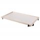 Bandeja Espelhada Gala MDF Laminado Ártico Pés em Metal Preto