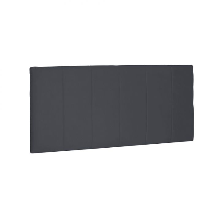 Painel para Cama Box Solteiro Ravenna Suede Cinza