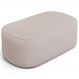 Puff Decorativo Orgânico Para Living Quarto 100cm Doha W01 Linho Bege - Lyam Decor