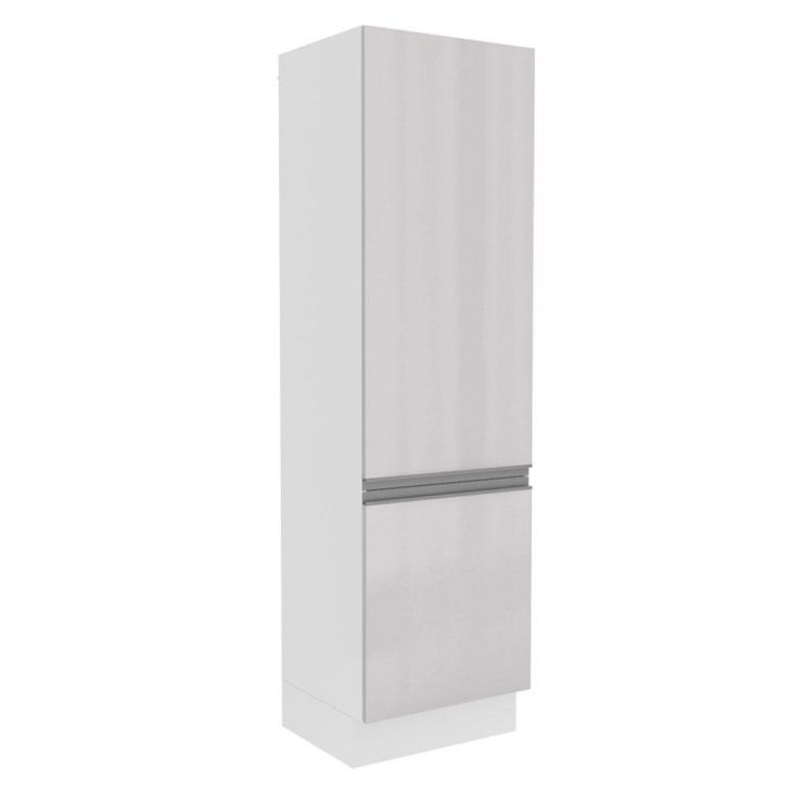 Paneleiro Armário de Cozinha 100% MDF 60 cm 2 Portas Portas Branco Brilho Acordes Madesa