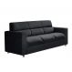 Imagem do Sofá 3 Lugares Lyon Suede Amassado Preto Sofá 3 Lugares Lyon Suede Amassado Preto