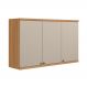 Armario Aereo 3 Portas Los Angeles Jequitiba Off White