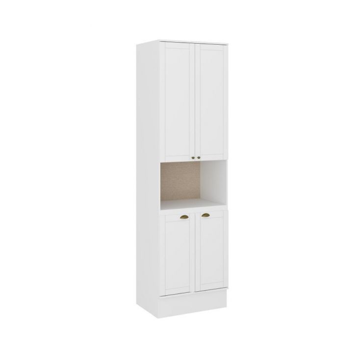 Torre Quente Milla Branco MDF 70cm Carraro