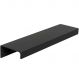 Puxador para Móveis Clean Reto Alumínio Preto 125mm Aluminium Decor