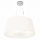 Pendente Cone Md-4063 Cúpula em Tecido 30-60x50cm Branco - Bivolt