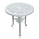 Mesa de Plástico Redonda Colonial Polipropileno Branca Antares